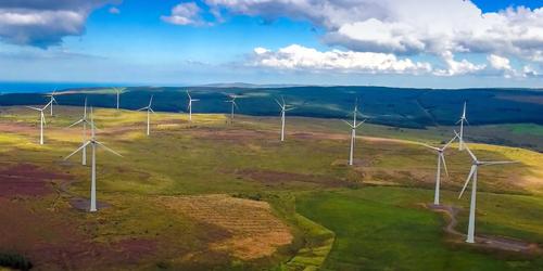 Windturbines in 爱尔兰